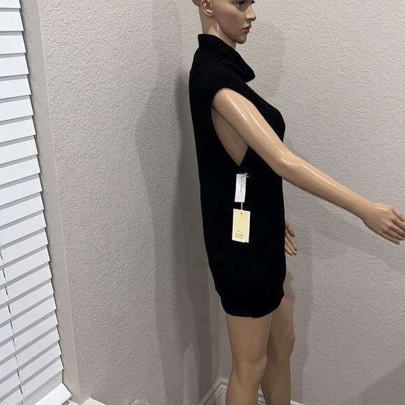 NWT- Wilfred black merino wool textured sweater - Picture 2 of 7